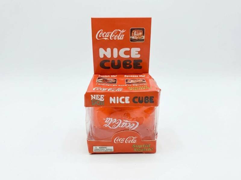 lot 63941 image: Coca-Cola Nee Doh Nice Cube Squishable Toy