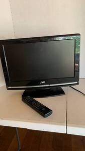 lot 1100 image: JVC LCD 19 inch TV with DVD Player and Remote Control