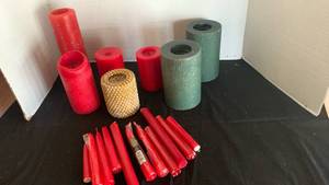lot 1166 image: Candles Pillar and Taper