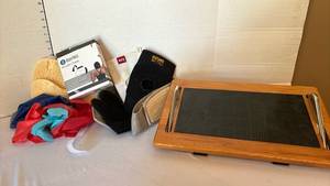 lot 1313 image: Lot BodyMed Shoulder Pulley, Futuro Support Brace, Adjustable foot rest and more