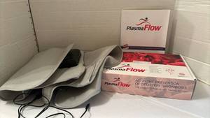 lot 1352 image: PlasmaFlow Compression Therapy Device with Wraps and Instructions