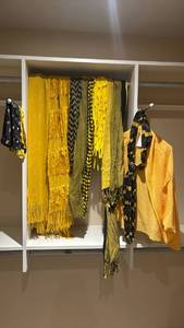 lot 1429 image: WSU Shockers Collection of Scarves Shawls and Neck Warmers with Cardigan