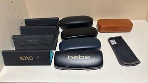 lot 1441 image: Lot of Eyeglass Cases Assorted Brands and Colors