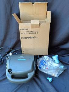 lot 2029 image: Philips Respironics InspirationalElite Nebulizer System with Accessories