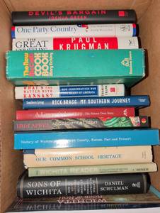 lot 2222 image: Lot of 14 Books Kansas History Politics Biography Regional