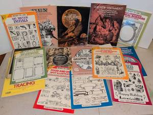 lot 2227 image: Dover Clip Art Collection Ready-to-Use Illustrations Copyright-Free