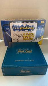lot 2335 image: Trivial Pursuit Mastergame Genus Edition and Telestrations