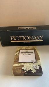 lot 2336 image: Pictionary game and puzzle