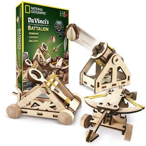 lot 10581 image: National Geographic Da Vinci 3D Wooden Puzzle Model Kit
