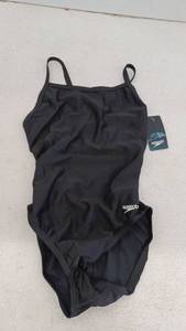 lot 10594 image: Speedo Black One Piece Competition Swimsuit Size 834