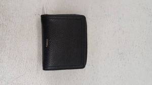 lot 10602 image: Fossil Black Leather Zip Wallet