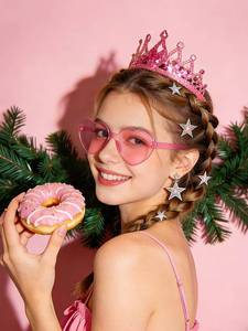 lot 10605 image: BOARDFEB Pink Heart Sunglasses 12-Pack