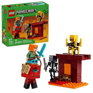 lot 10620 image: LEGO Minecraft The Nether Lava Battle Building Set 21266