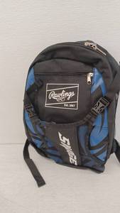 lot 10668 image: Rawlings Est. 1887 Backpack Black Blue