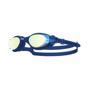 lot 10682 image: TYR Vesi Mirrored Swim Goggle GoldNavy