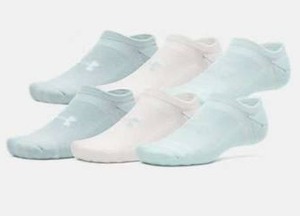 lot 10683 image: Under Armour UA Essential Cushion 3 Pack No Show Socks