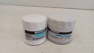 lot 10697 image: Quicksilver Marine Oil Filter Lot 35-883702Q & 35-866340Q03