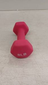 lot 10710 image: Neoprene Dumbbell 8 lb
