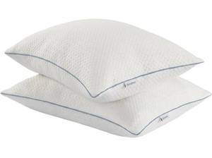 lot 10737 image: Beautyrest Cooling Memory Foam Cluster Pillow 2-Pack