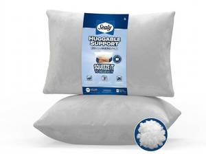 lot 10738 image: Sealy Huggable Support Squishable Pillows 2-Pack,  Standard Size