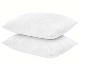 lot 10740 image: Charisma Cooling Pillow Quilted Pillows, Set of 2