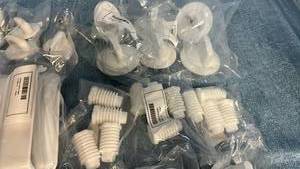 lot 2007 image: Lot of Assorted Dryer Parts and Components Sensors Tumble Wheels Knobs