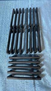 lot 2056 image: Lot of 21 Black Cabinet or Drawer Pull Handles.