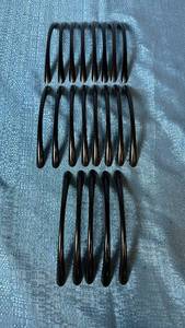 lot 2057 image: Lot of 21 Bronze Cabinet or Drawer Pull Handles.