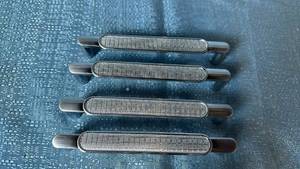 lot 2059 image: Lot of 4 Chrome Cabinet or Drawer Pull Handles.