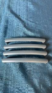 lot 2062 image: Lot of 4 Gray Cabinet or Drawer Pull Handles.