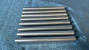 lot 2068 image: Lot of 8 Silver Plastic Cabinet or Drawer Pull Handles.