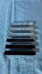 lot 2080 image: Lot of 6 Chrome Cabinet or Drawer Pull Handles.