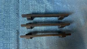 lot 2094 image: Lot of 3 Silver Cabinet or Drawer Pull Handles.