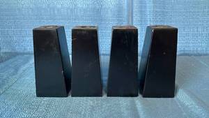 lot 2134 image: Lot of 4 Rectangular Wooden Furniture Legs.