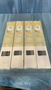 lot 3000 image: Achim GII Morningstar Indoor Cordless Grey Vinyl Light Filtering Mini Blind  23  W x 64  L, GREY, LOT OF 4