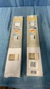 lot 3002 image: Achim Cordless GII Morningstar 1  Light Filtering Mini Window Blind 23  W x 64  L  Alabaster, LOT OF 2