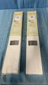 lot 3006 image: Achim Cordless Vinyl Mini Window Blind  Grey  27  x 64, LOT OF 2