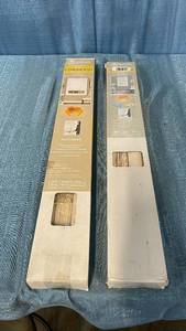 lot 3009 image: Achim Cordless GII Morningstar Light Filtering Mini Blind  29 x 64 Inches, ALABASTER, LOT OF 2