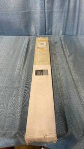 lot 3012 image: Achim GII Morningstar Indoor Cordless Grey Vinyl Light Filtering Mini Blind  31  W x 64  L