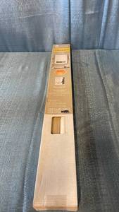 lot 3021 image: Achim GII Morningstar Indoor Cordless Vinyl Light Filtering Window Mini Blind  ALABASTER  64  L x 33  W