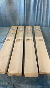 lot 3024 image: Achim 1 in. GII Morningstar Cordless Vinyl Mini Blinds  35  W x 64  L, Alabaster, LOT OF 4