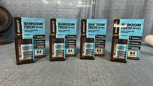lot 8003 image: Onnit Shroom Tech Sport Daily Exercise Support 84 Capsules Lot of 4