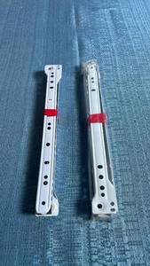 lot 8005 image: 12 White Drawer Slides for Cabinets or Dresser