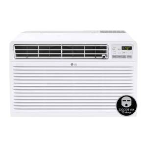 lot 67 image: LG 14,000 BTU Through the Wall Air Conditioner, 230208V, Cools 700 Sq.Ft. for Bedroom, Living Room, Apartment, Electronic Control with Remote, White - Retail $749