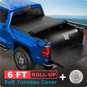 lot 102 image: 6FT Soft Roll up Truck Bed Tonneau Cover For 1982-93 Chevy S10 1982-90 GMC S15 - Retail $123