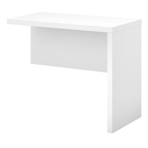 lot 117 image: Bush Business Furniture Echo 36W Desk Return, Pure White - Retail $163
