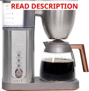 lot 2205 image: $279 Caf  Specialty Drip Coffee Maker 10-Cup Glass Carafe, Hot or Iced, SCA