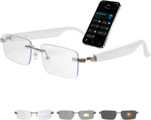 lot 2226 image: AI Smart Glasses for Men & Women Fashion Bluetooth Glasses for Travel &Work