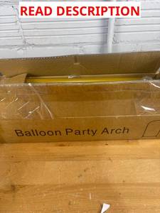 lot 2247 image: Balloon Party Arch - gold