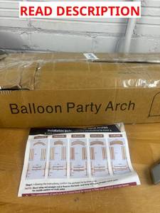 lot 2248 image: Balloon Party Arch - Gold